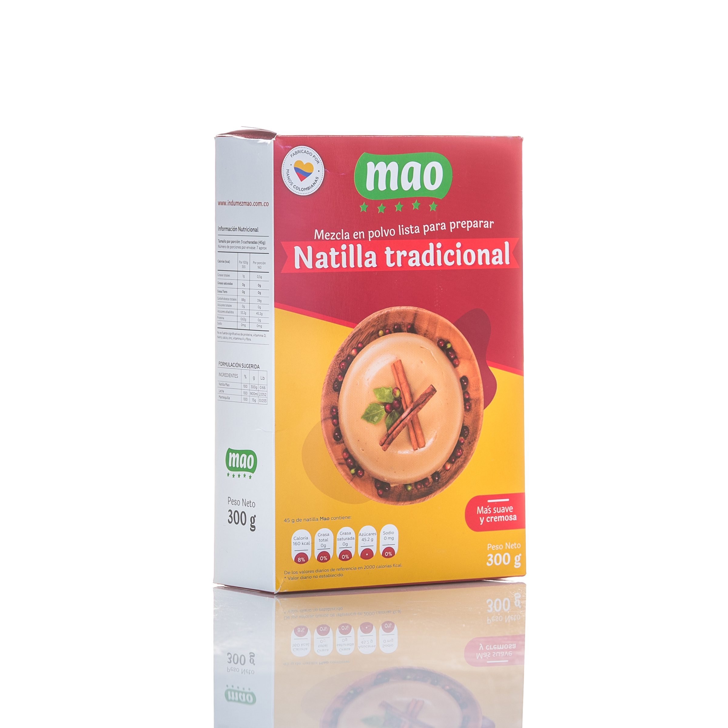 Mezcla Natilla Tradicional X Unidad De Gr Mao