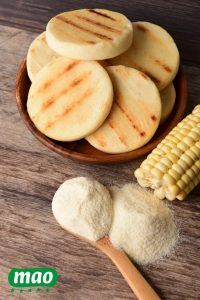 Las arepas son uno de los muchos productos que pueden hacerse con fécula de maíz