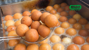 Buñuelos dorados y crujientes, listos para disfrutar con calidad Mao.